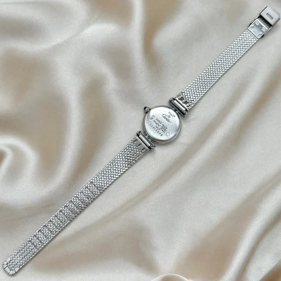 AUTHENTIC VINTAGE CARTIER SILVER WATCH - WITH BOX - Picture 7 of 8